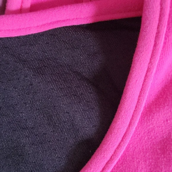 Hot Barbie Pink Brasil Sul Tank top with built-in sports bra. Size S/M - Picture 5 of 5